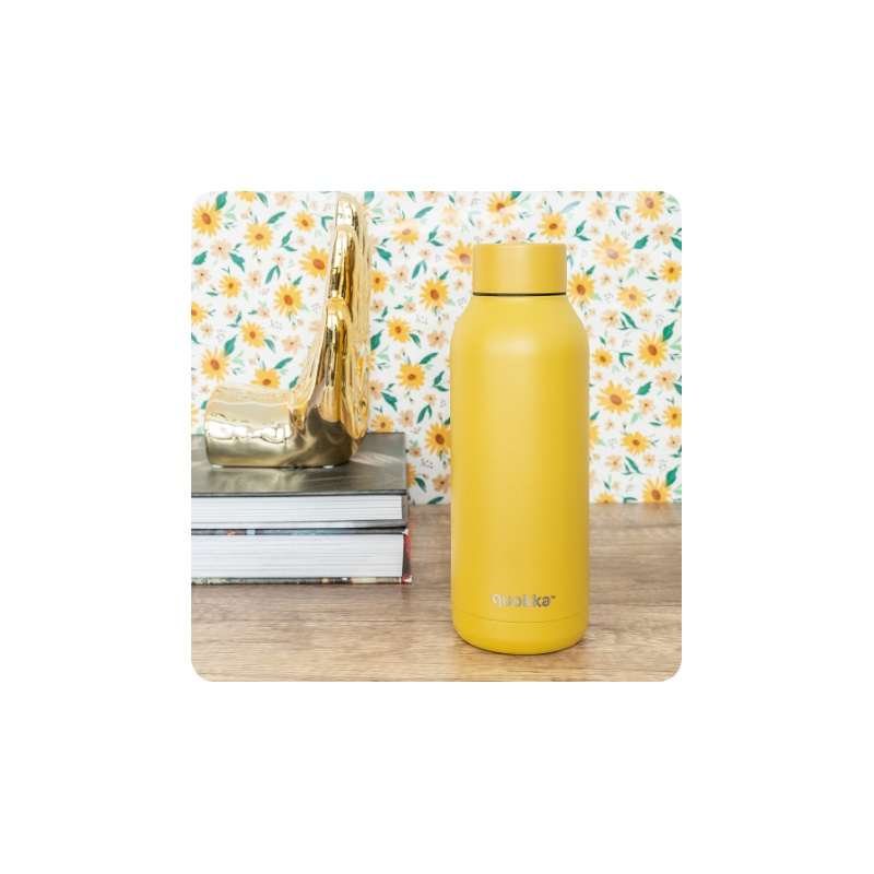 Nerezová termoláhev Quokka Solid Saffron Yellow 510 ml