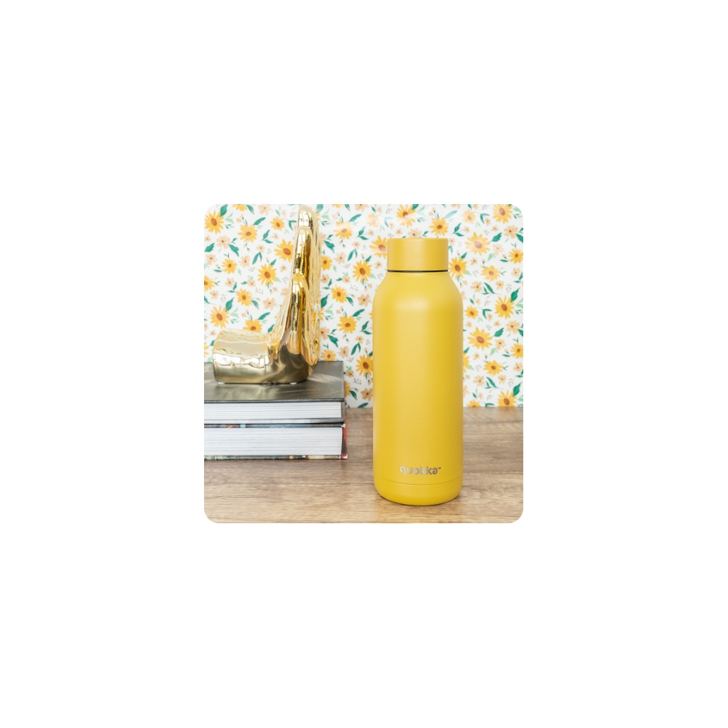 Nerezová termofľaša Quokka Solid Saffron Yellow 510 ml
