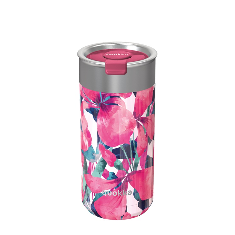 Quokka Boost Pink Bloom termohrnek 400 ml