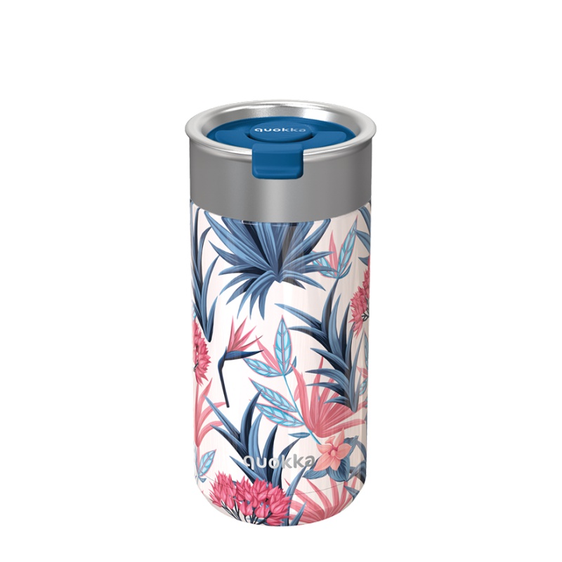 Quokka Boost Blue Garden termohrnček 400 ml, 41370