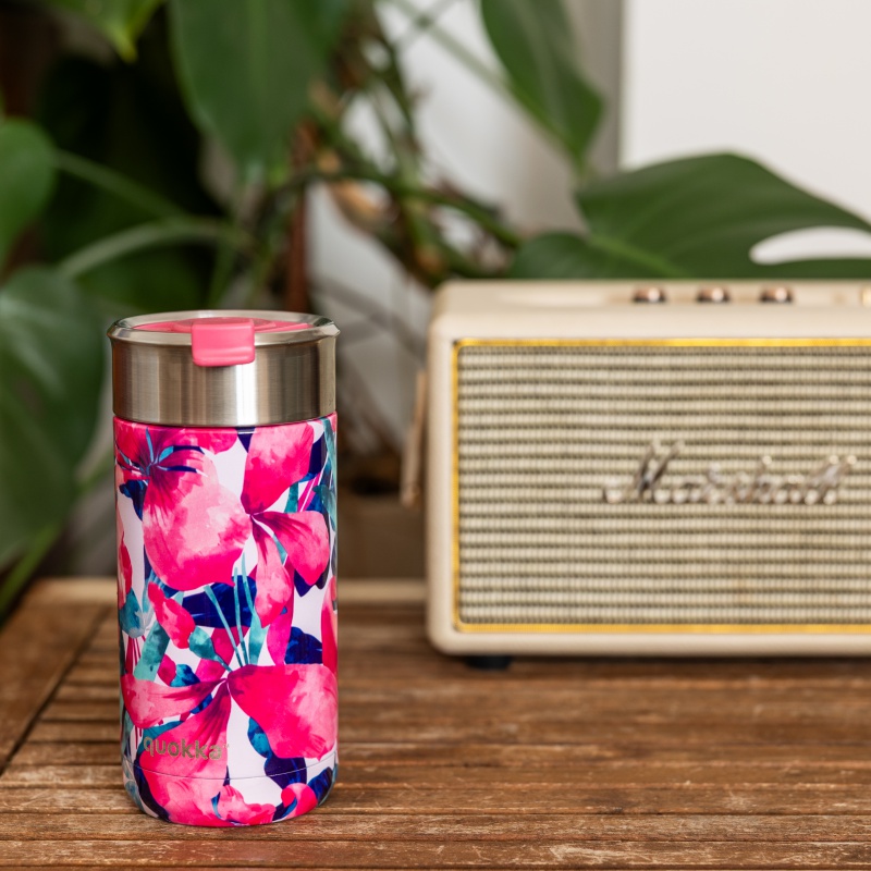 Quokka Boost Pink Bloom termohrnek 400 ml