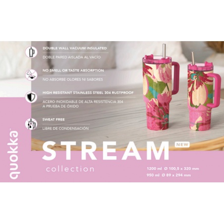 Nerezový termopohár Quokka Stream Saffron Yellow 950 ml
