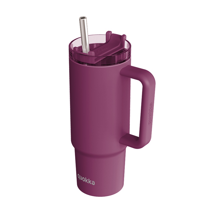 Nerezový termopohár Quokka Stream Burgundy 950 ml