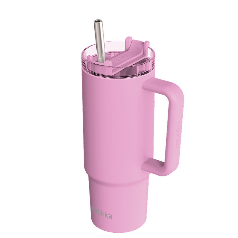 Nerezový termopohár Quokka Stream Blossom Pink 950 ml