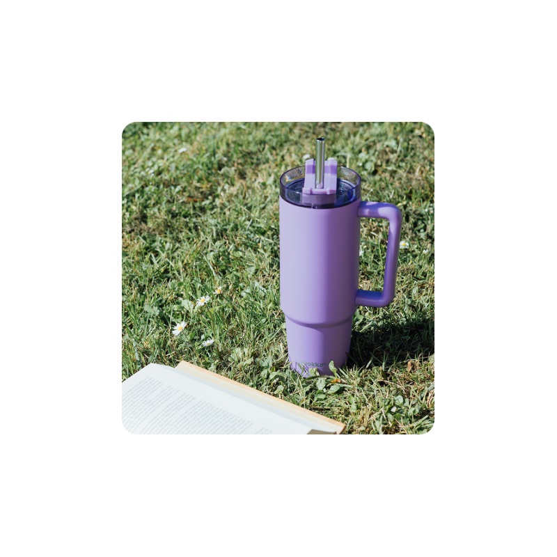 Nerezový termopohár Quokka Stream Amethyst Purple 950 ml
