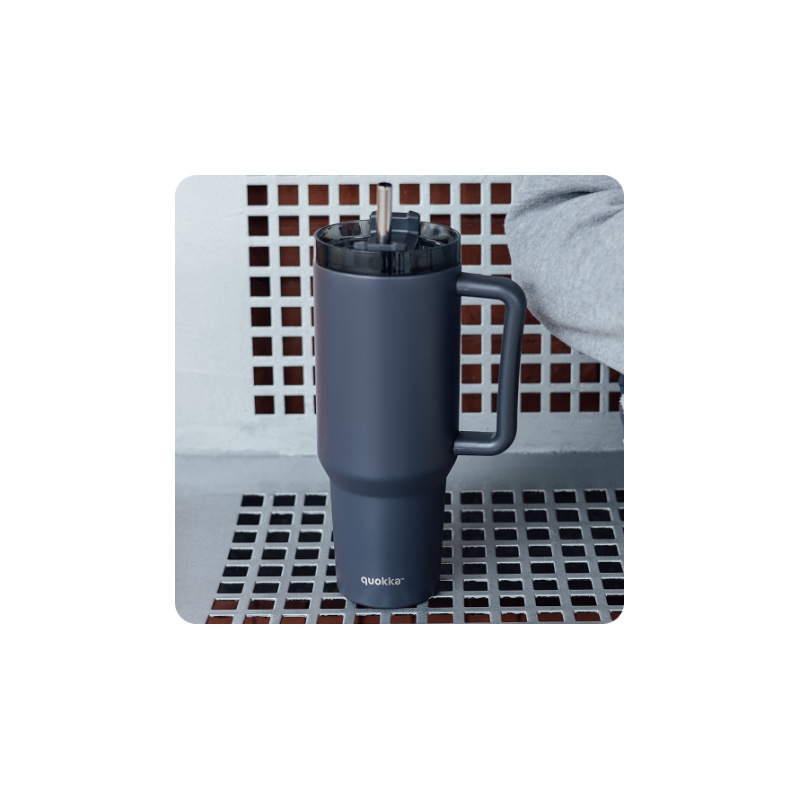 Nerezový termopohár Quokka Stream Jet Black 1200 ml