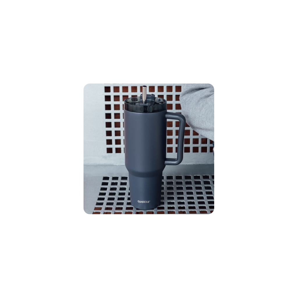 Nerezový termopohár Quokka Stream Jet Black 1200 ml