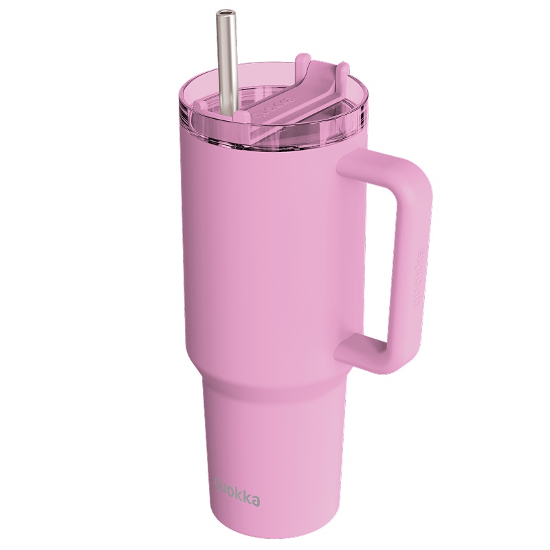 Nerezový termopohár Quokka Stream Blossom Pink 1200 ml
