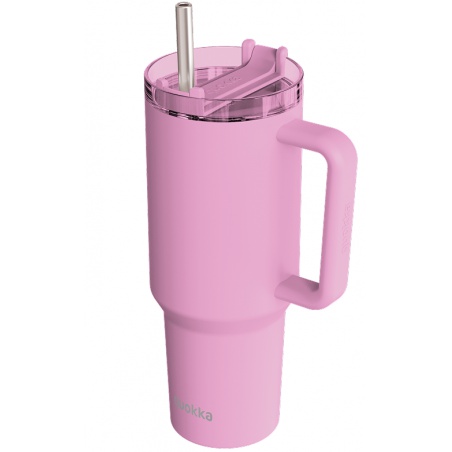 Nerezový termopohár Quokka Stream Blossom Pink 1200 ml