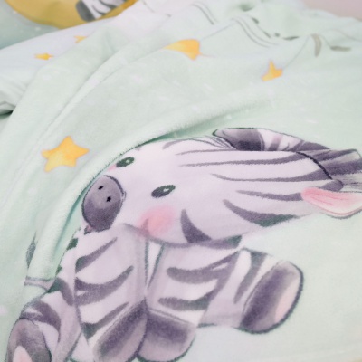 Baby supersoft deka 75/100cm Malá Zebra