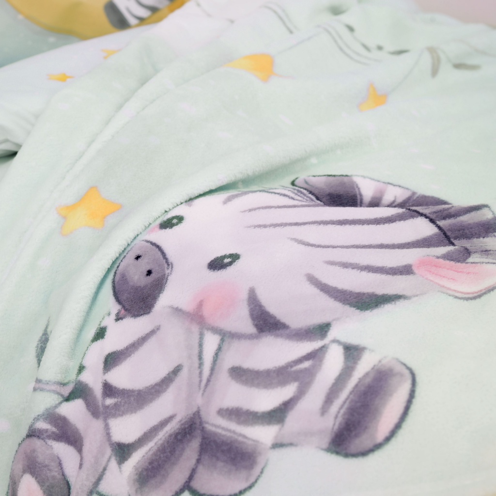 Baby supersoft deka 75/100cm Malá Zebra