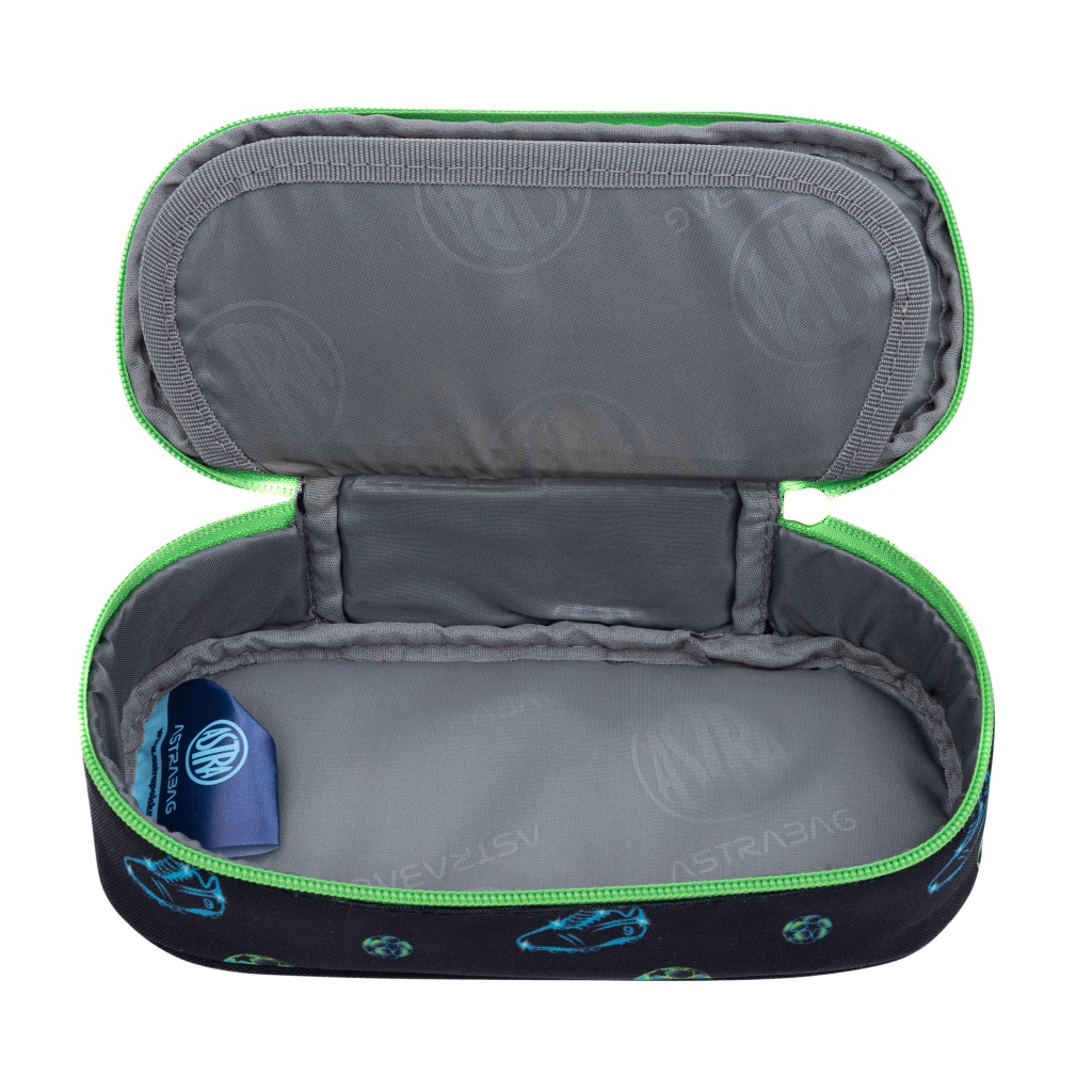 Jednokomorový penál / pouzdro AstraBAG FOOTBALL MOTION, AC6, 505023045