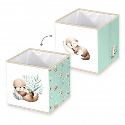 Skladací úložný box babybest Malá vydra 30x30x30 | ZdenkaTri