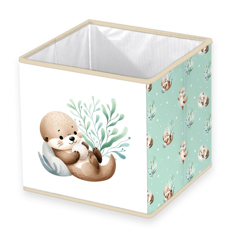 Skladací úložný box babybest Malá vydra 30x30x30 | ZdenkaTri