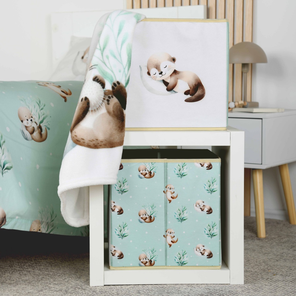 Skladací úložný box babybest Malá vydra 30x30x30 | ZdenkaTri