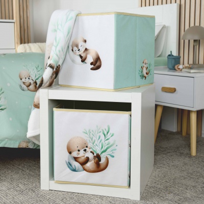 Skladací úložný box babybest Malá vydra 30x30x30 | ZdenkaTri