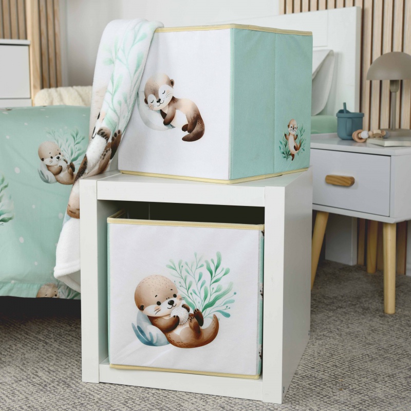 Skladací úložný box babybest Malá vydra 30x30x30 | ZdenkaTri