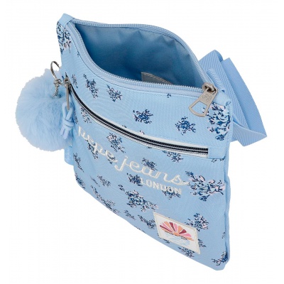 Crossbody kabelka Pepe Jeans Olivia svetlomodrá