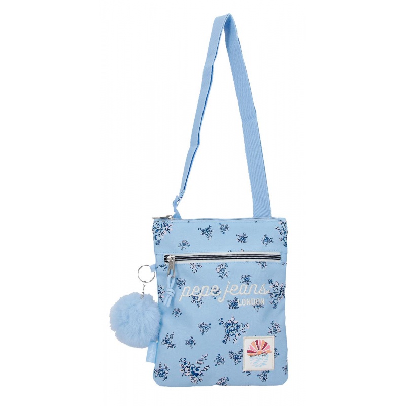 Crossbody kabelka Pepe Jeans Olivia svetlomodrá