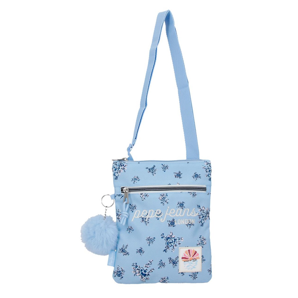 Crossbody kabelka Pepe Jeans Olivia svetlomodrá