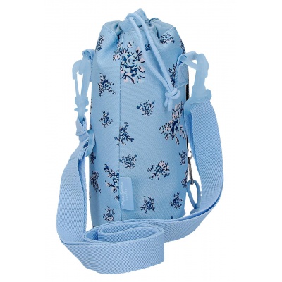 Crossbody puzdro na fľašu Pepe Jeans Olivia svetlomodré