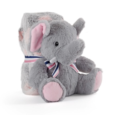 Detská deka s plyšovým sloníkom Allie Elephant | Perletti Toys 13068