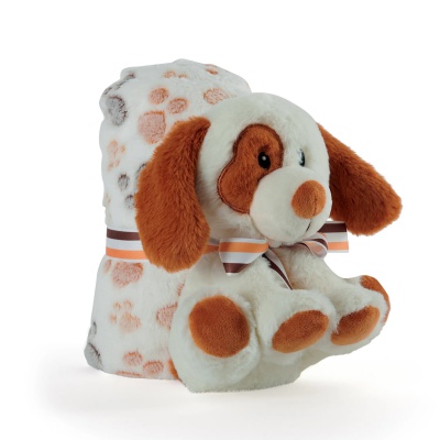 Detská deka s plyšovým psíkom Duff Dog | Perletti Toys 13067