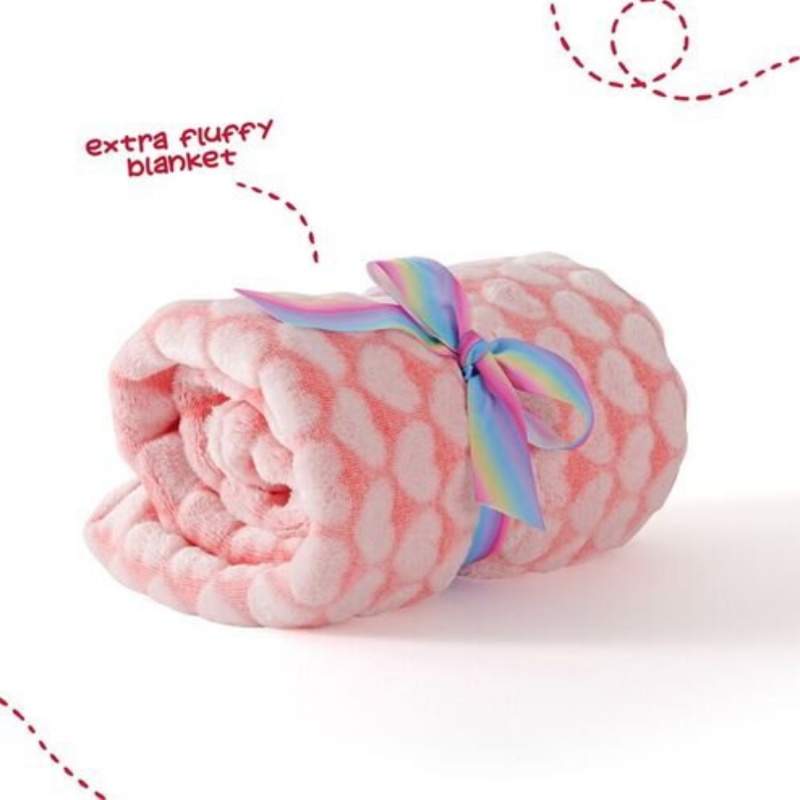 Detská deka s plyšovým jednorožcom Tiara Unicorn | Perletti Toys 13071