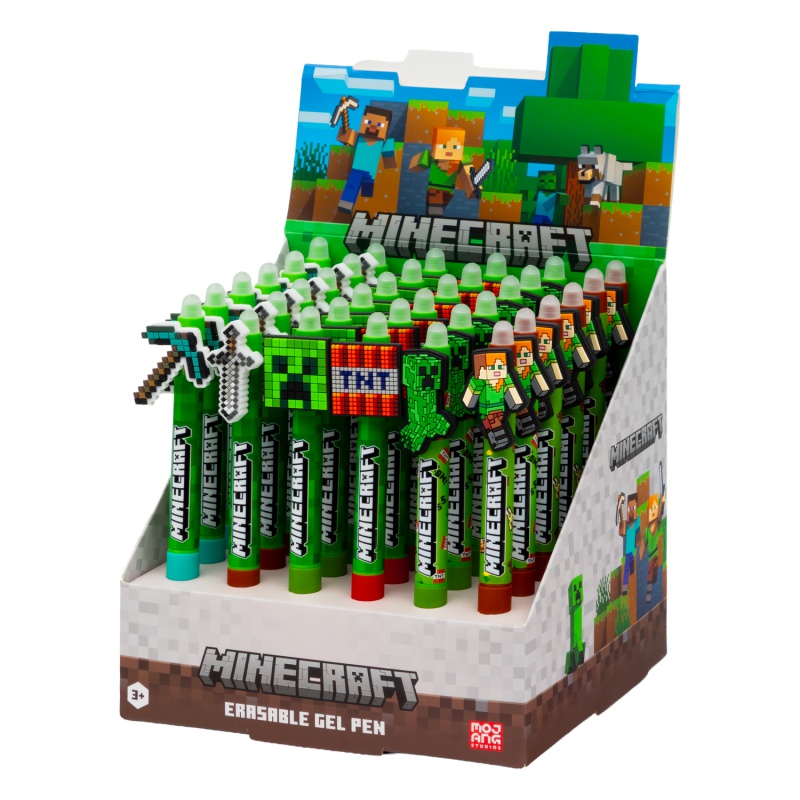 Gumovacie pero Minecraft s protišmykovým úchopom