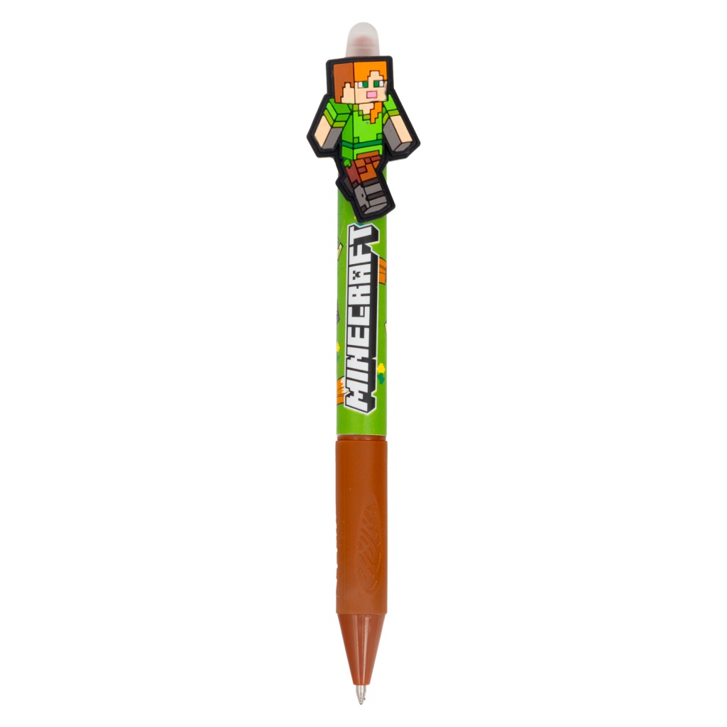 Gumovacie pero Minecraft s protišmykovým úchopom