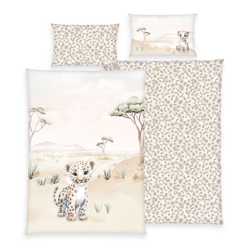 Dětské povlečení Herding babybest Malý leopard 100x135 cm