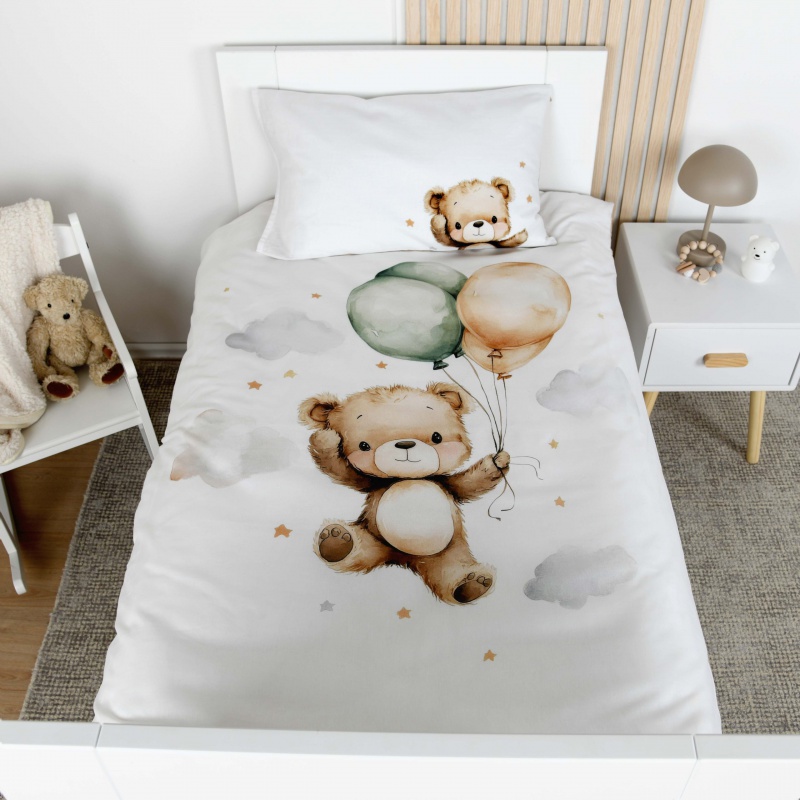 Detské obliečky Herding babybest Balónik Teddy 100x135 cm