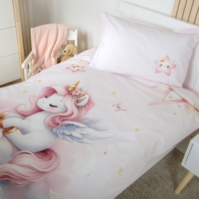 detske-bavlnene-povleceni-herding-babybest-magicky-unicorn-100-x-135-cm-40-x-60-cm