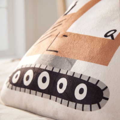 Tvarovaný polštář babybest Bagr 36x25 cm