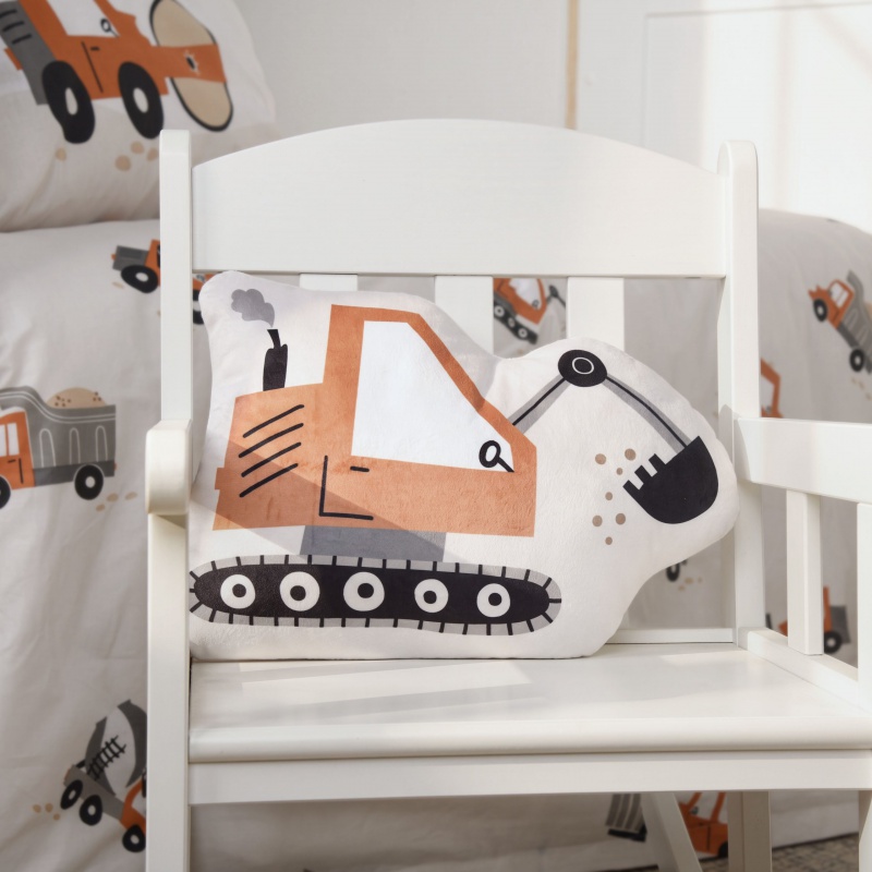 Tvarovaný polštář babybest Bagr 36x25 cm