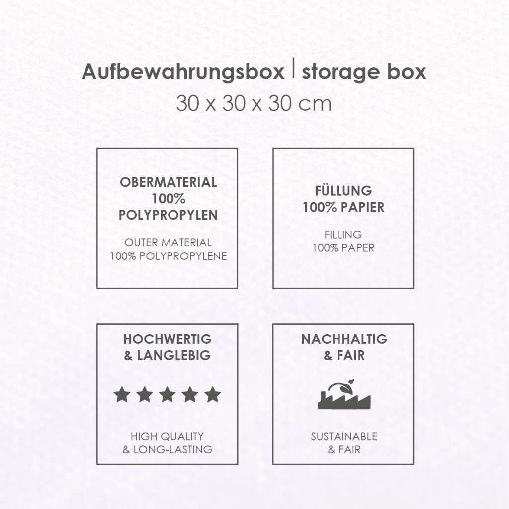 Skládací úložný box na hračky babybest Stavba 30x30x30 cm