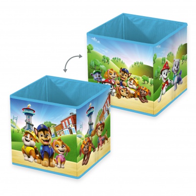 Skládací box na hračky Paw Patrol Chase Marshall 30x30x30 cm