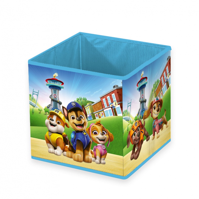 Skládací box na hračky Paw Patrol Chase Marshall 30x30x30 cm