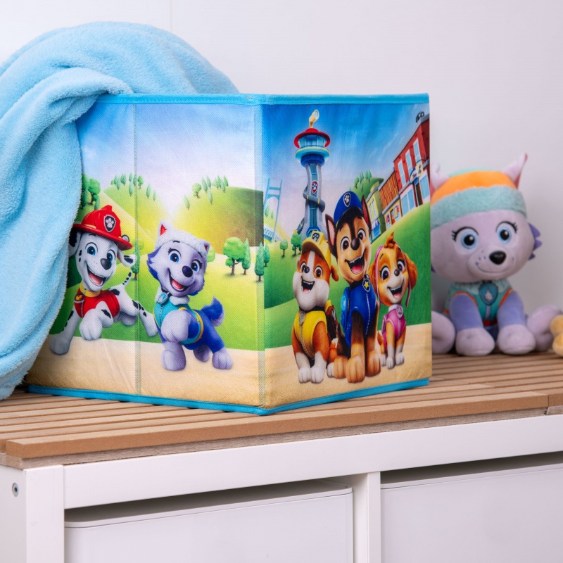 Skládací box na hračky Paw Patrol Chase Marshall 30x30x30 cm
