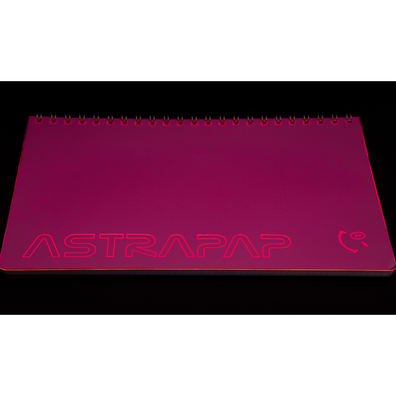 Špirálový zošit B5 štvorčekový 80 listov Astrapap Fluo