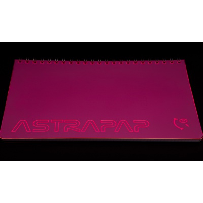 Špirálový zošit A5 linajkový 80 listov Astrapap Fluo