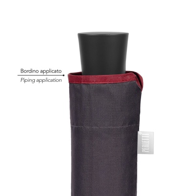 Pánsky skladací dáždnik sivý Perletti Time, mini, 97 cm
