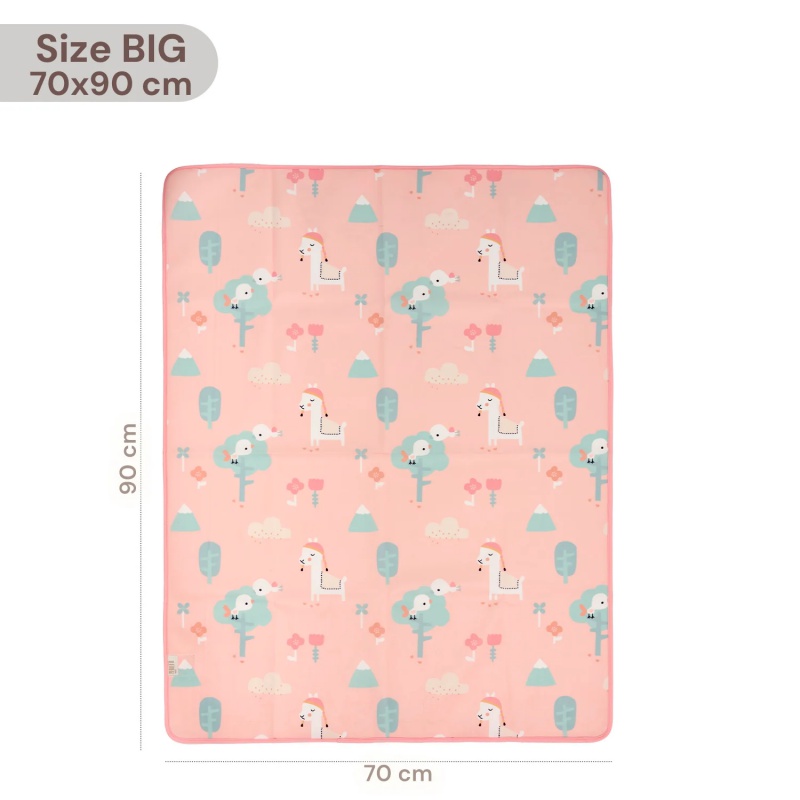Nepromokavá podložka do postýlky 70x90 cm Perletti lama
