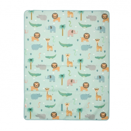 Nepromokavá podložka do postýlky 70x90 cm Perletti savana