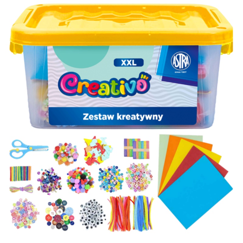 Kreativní sada pro děti Astra Creativo 2000 ks v boxu