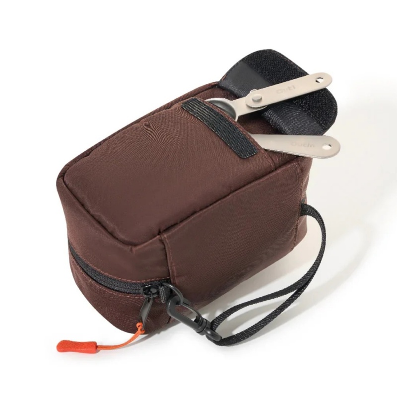 Puzdro na kávové kapsule Outin Gear Pouch na 12 kapsúl, Amber Brown