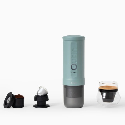 Prenosný kávovar na espresso s ohrevom vody Outin Nano 2, Pearl White