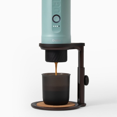 Prenosný kávovar na espresso s ohrevom vody Outin Nano 2, Space Grey