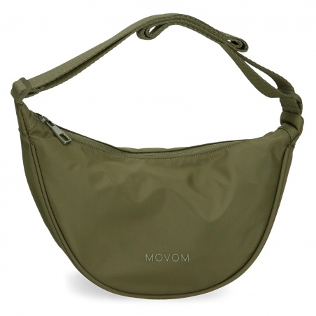 Crossbody kabelka Movem Newark zelená půlměsíc 32 x 17 x 9 cm
