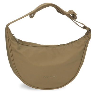 Crossbody kabelka Movom Newark béžová polmesiac 32 x 17 x 9 cm